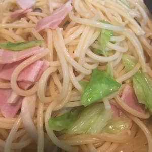 野菜たっぷり☆しめじとキャベツの和風パスタ